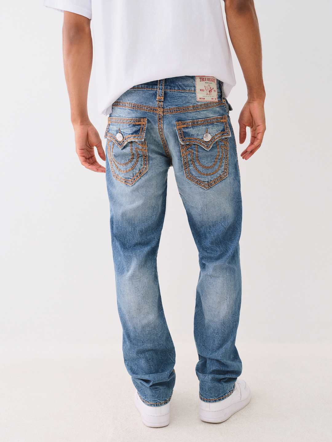 TRUE RELIGION BELT-LOOP JEANS