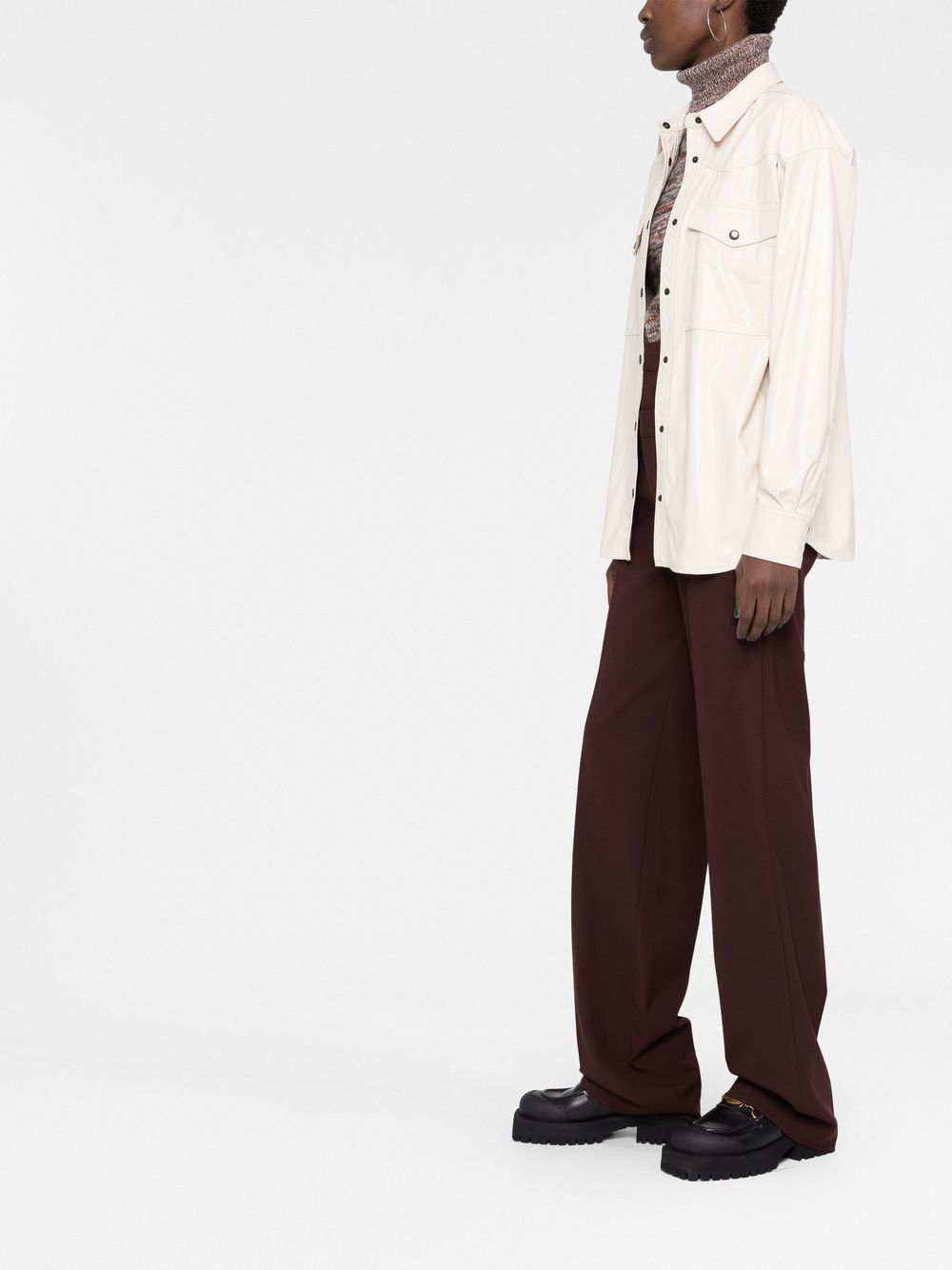 Isabel Marant Étoile Lapel Long-sleeved Shirt In White