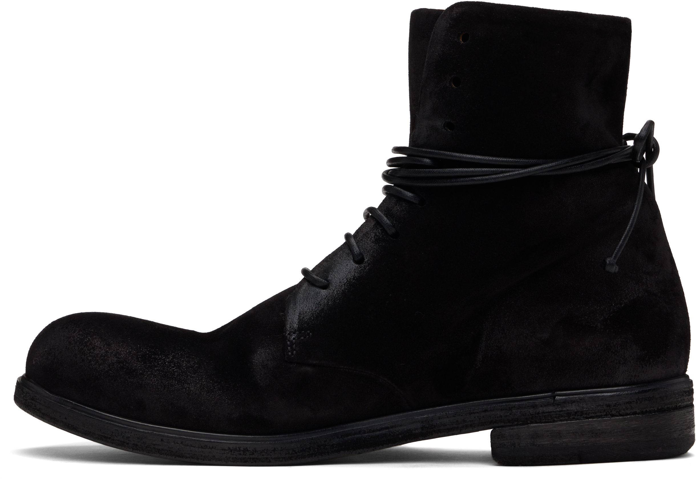 Marsèll Zucca Media Lace-up Ankle Boots In Black