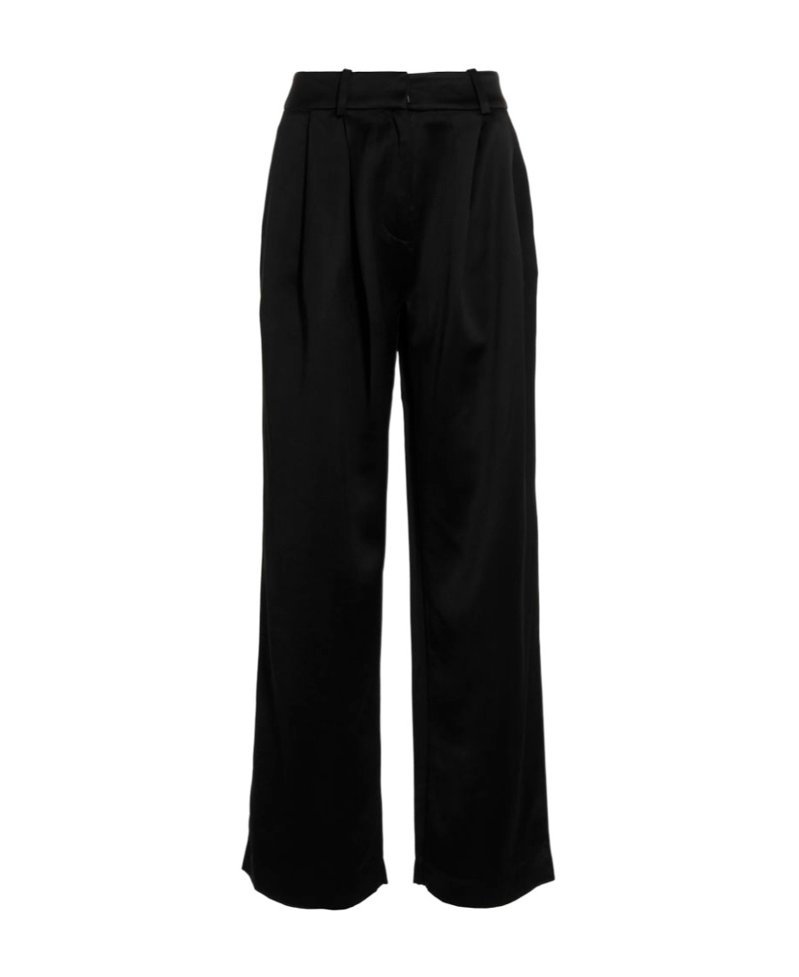 Co Belt Ring Casual Pants In Black