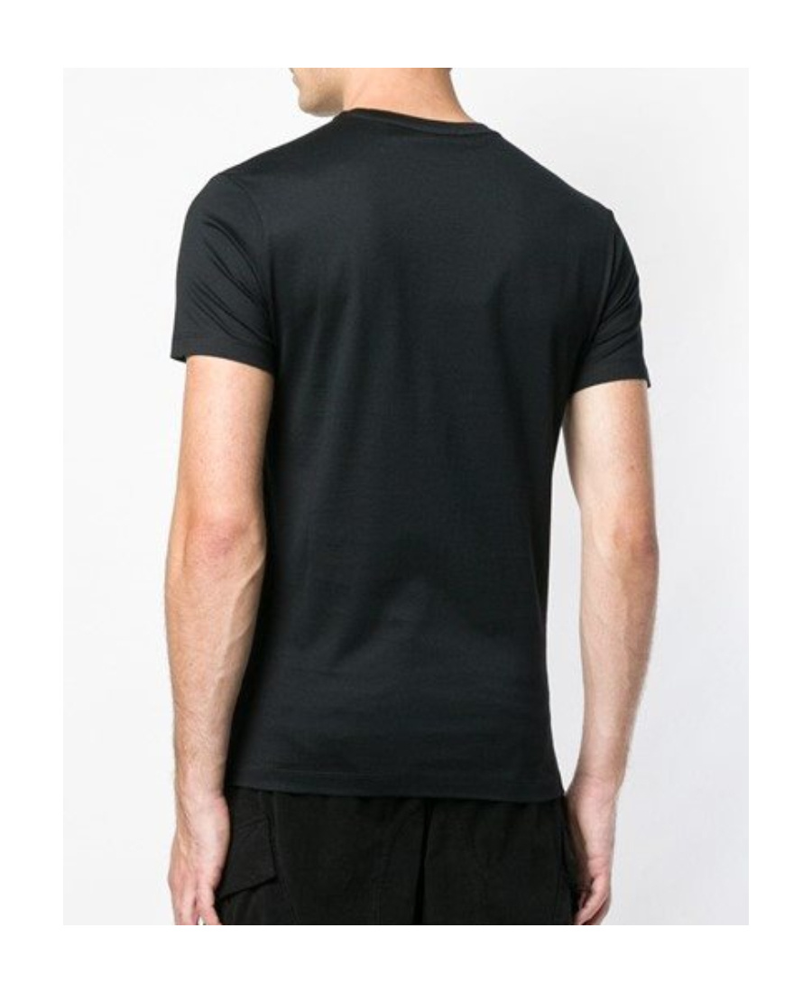 Shop Paul & Shark Round-necked T-shirt In Black