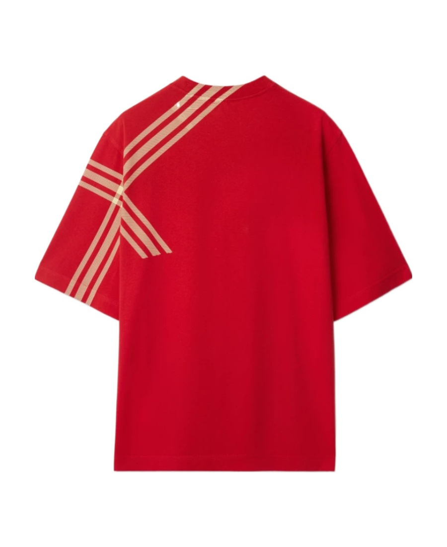 Burberry Check-pattern Cotton T-shirt