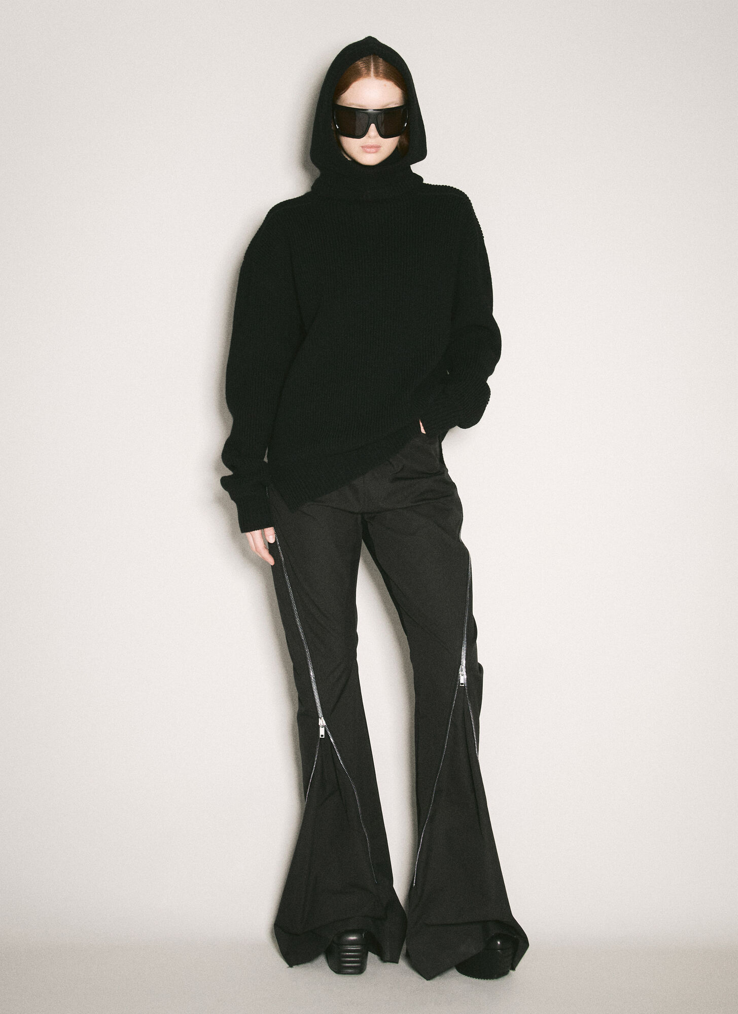 Rick Owens Fisherman Tabard Jumper In Black