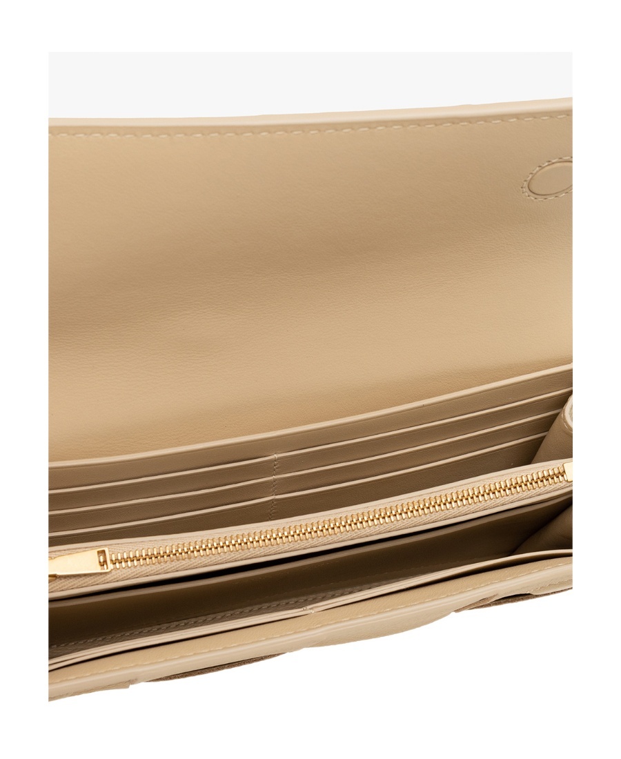 BOTTEGA VENETA MAXI INTRECCIATO LEATHER PURSE