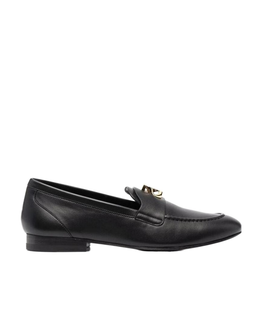 Givenchy G-chain Low-heel Loafers In Black