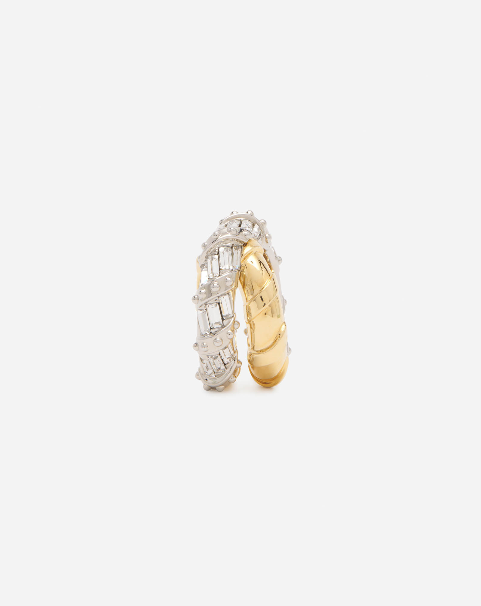 Lanvin Logo Ring In Yellow