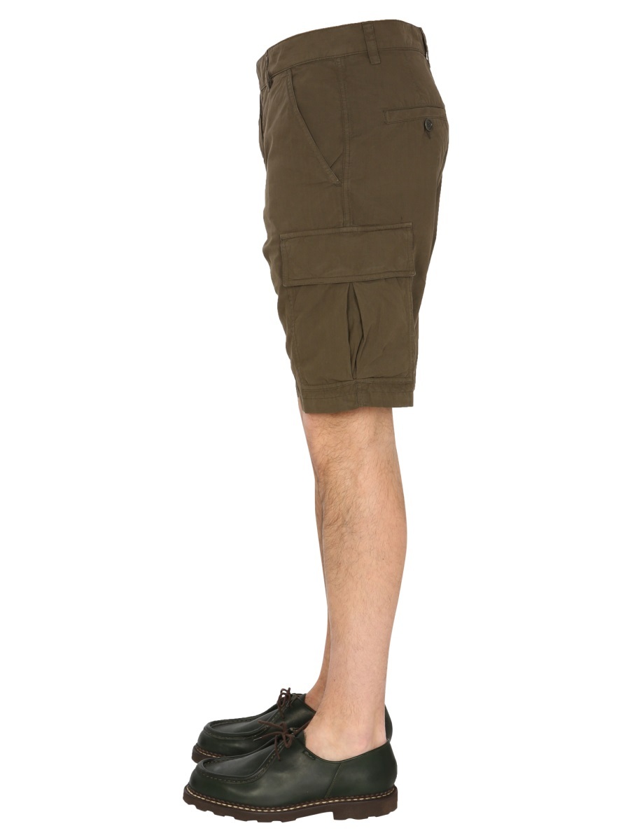 Aspesi Cargo Shorts In Brown