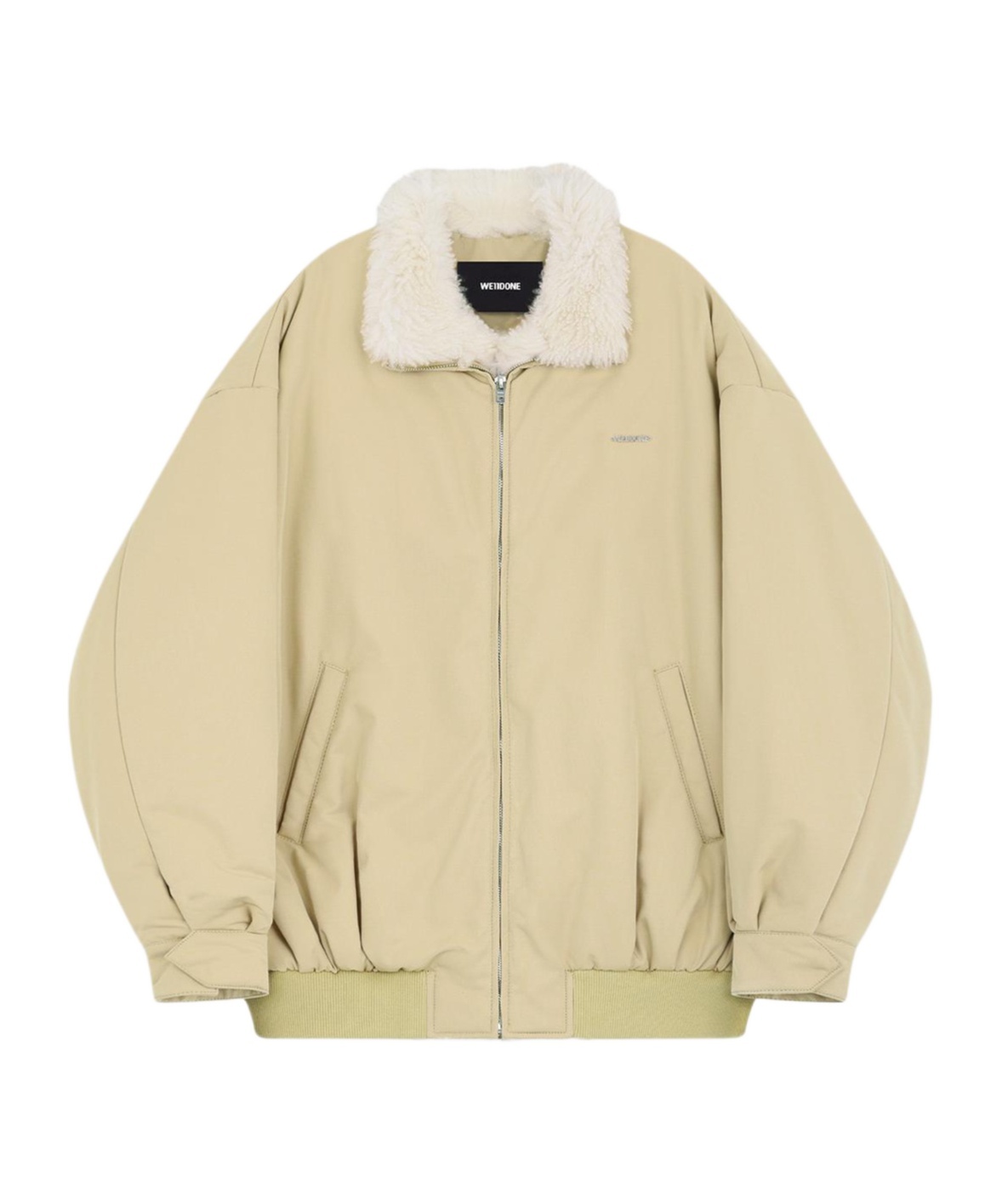 We11 Done Harrington Jacket In Nude