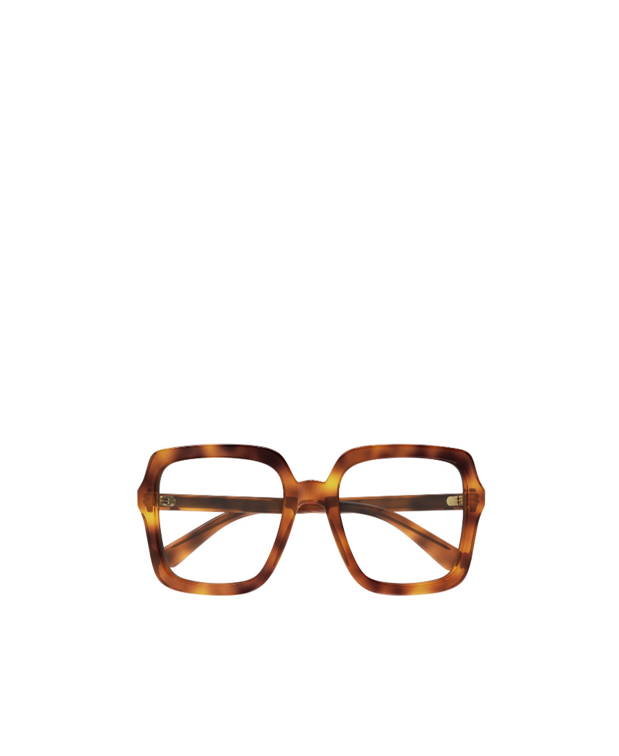 Gucci Tortoiseshell Square-frame Glasses In Brown