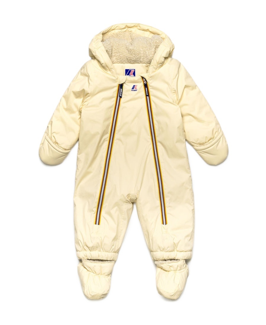 K-way Hooded Jumpsuit In Nude