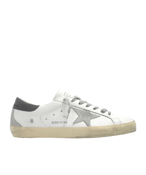 GOLDEN GOOSE SUPER-STAR DISTRESSED SNEAKERS