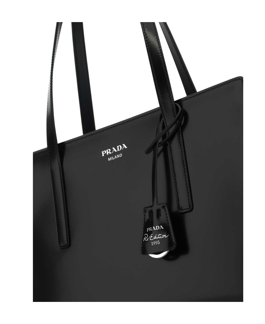 Shop Prada Black Logo Handbag