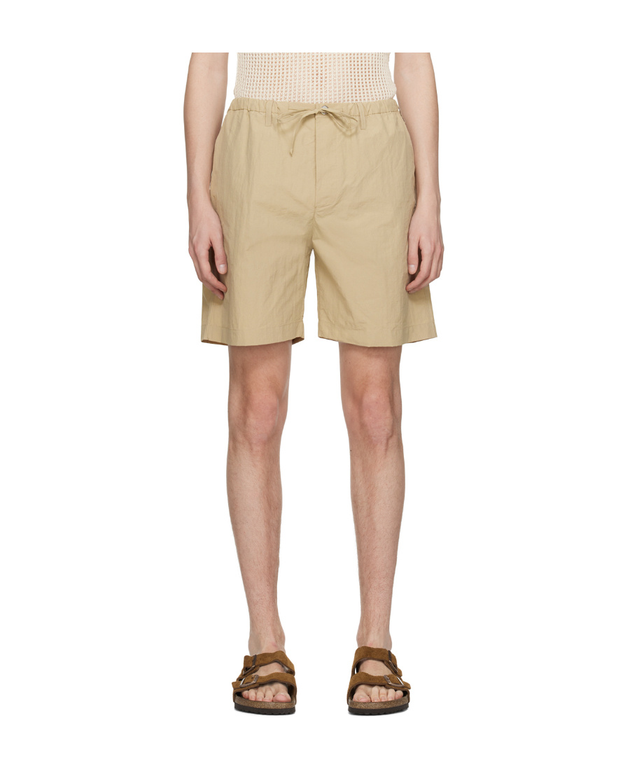 Nanushka Elasticated-waist Shorts In Nude