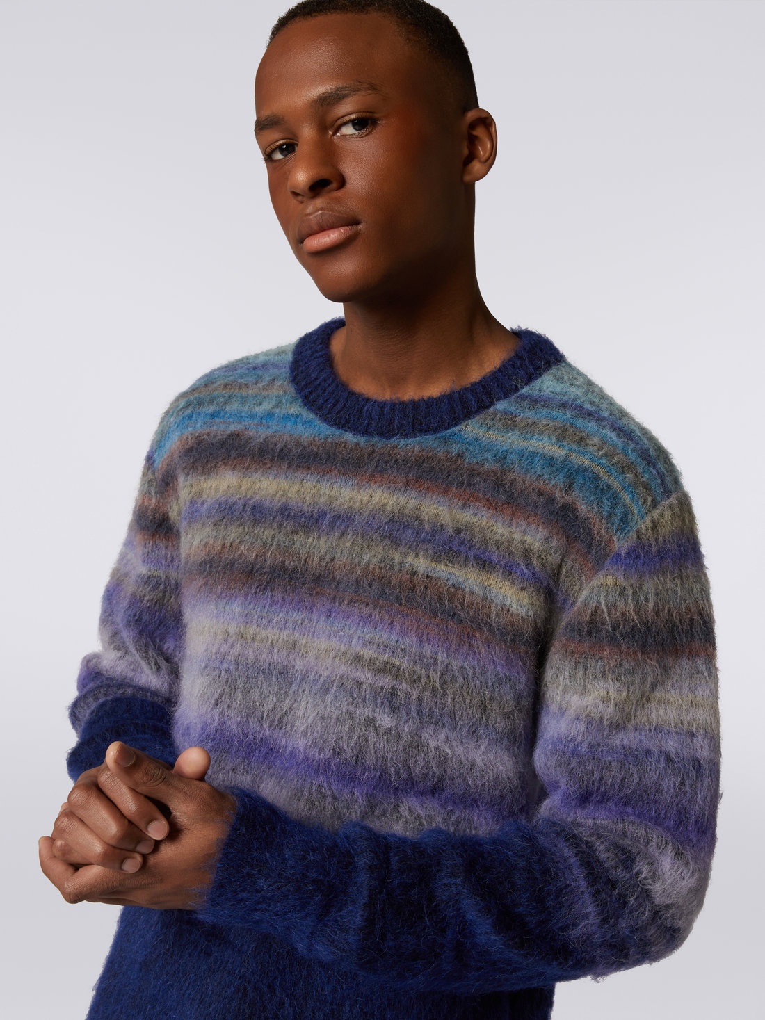 Missoni Degrade Shirt In Blue