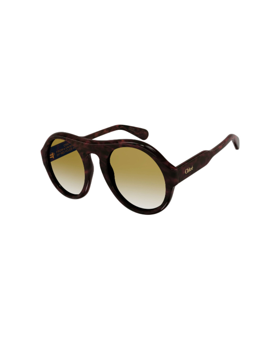 Chloé Pilot-style Logo-embellished Sunglasses In Black
