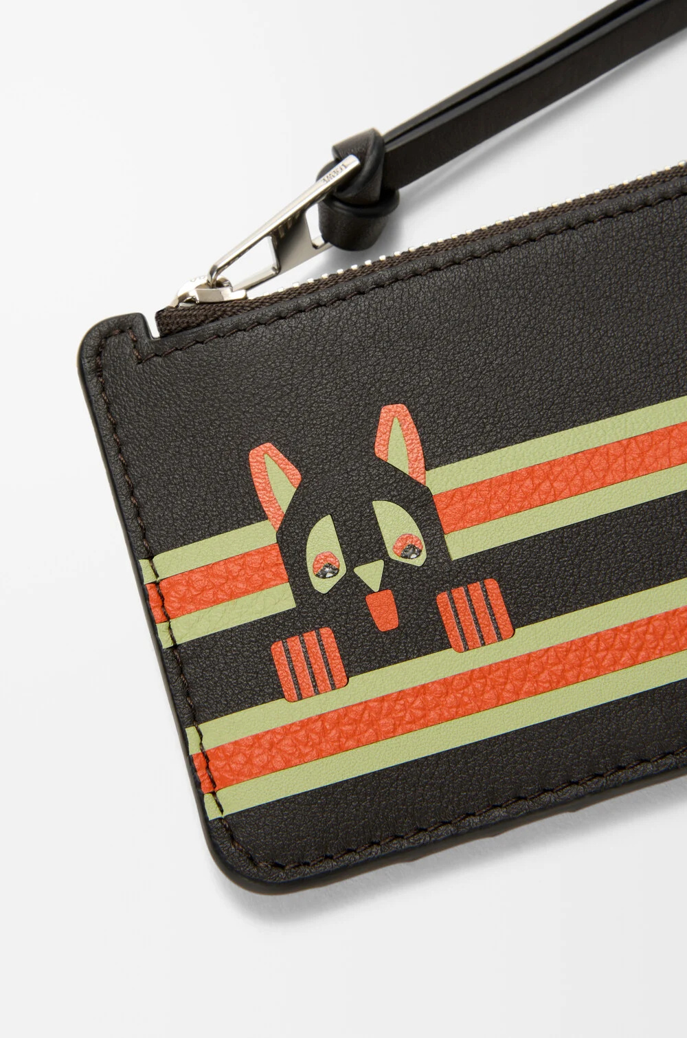 Loewe Zip Wallet In Black