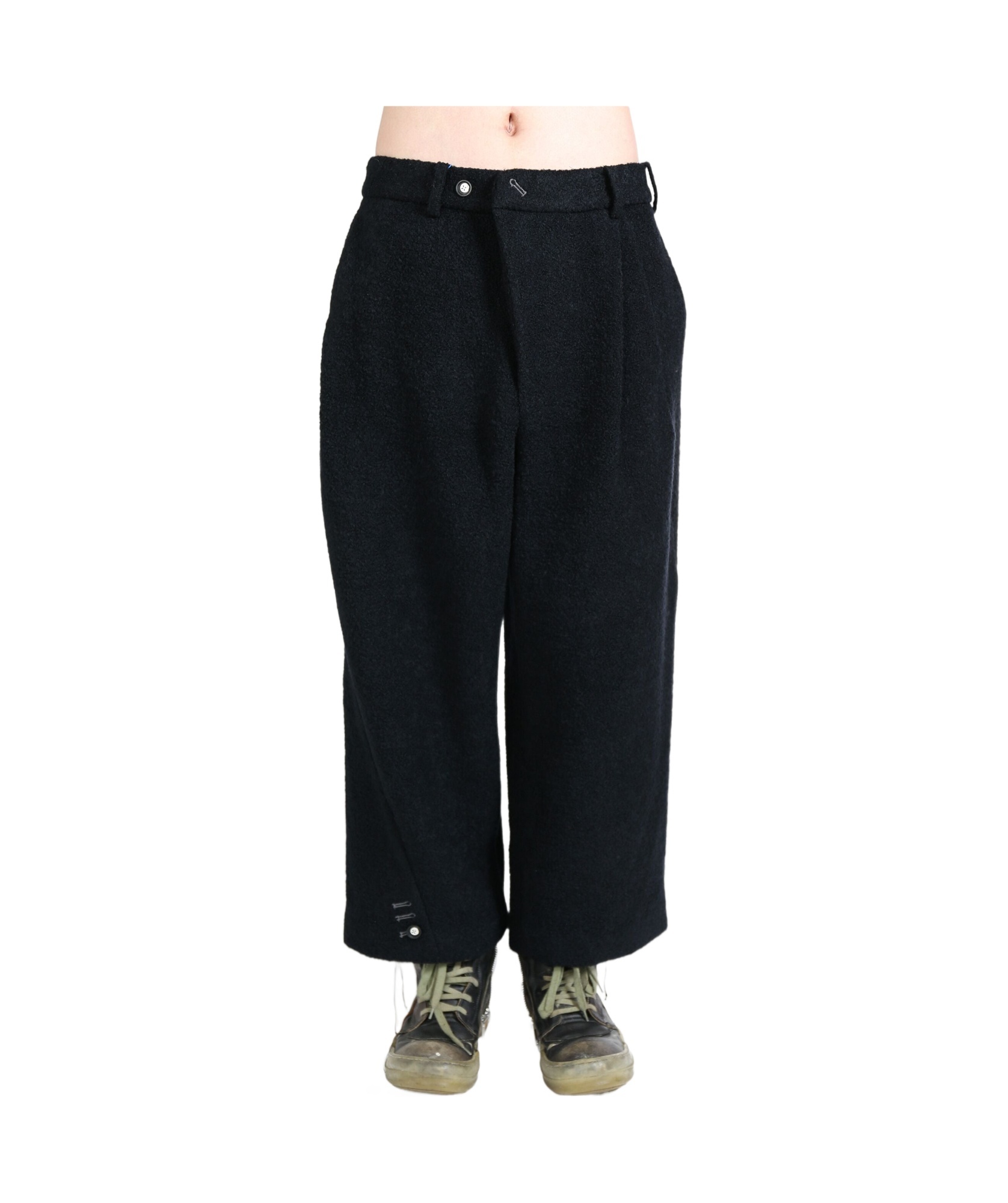 Ader Error Belt-loop Casual Pants In Black
