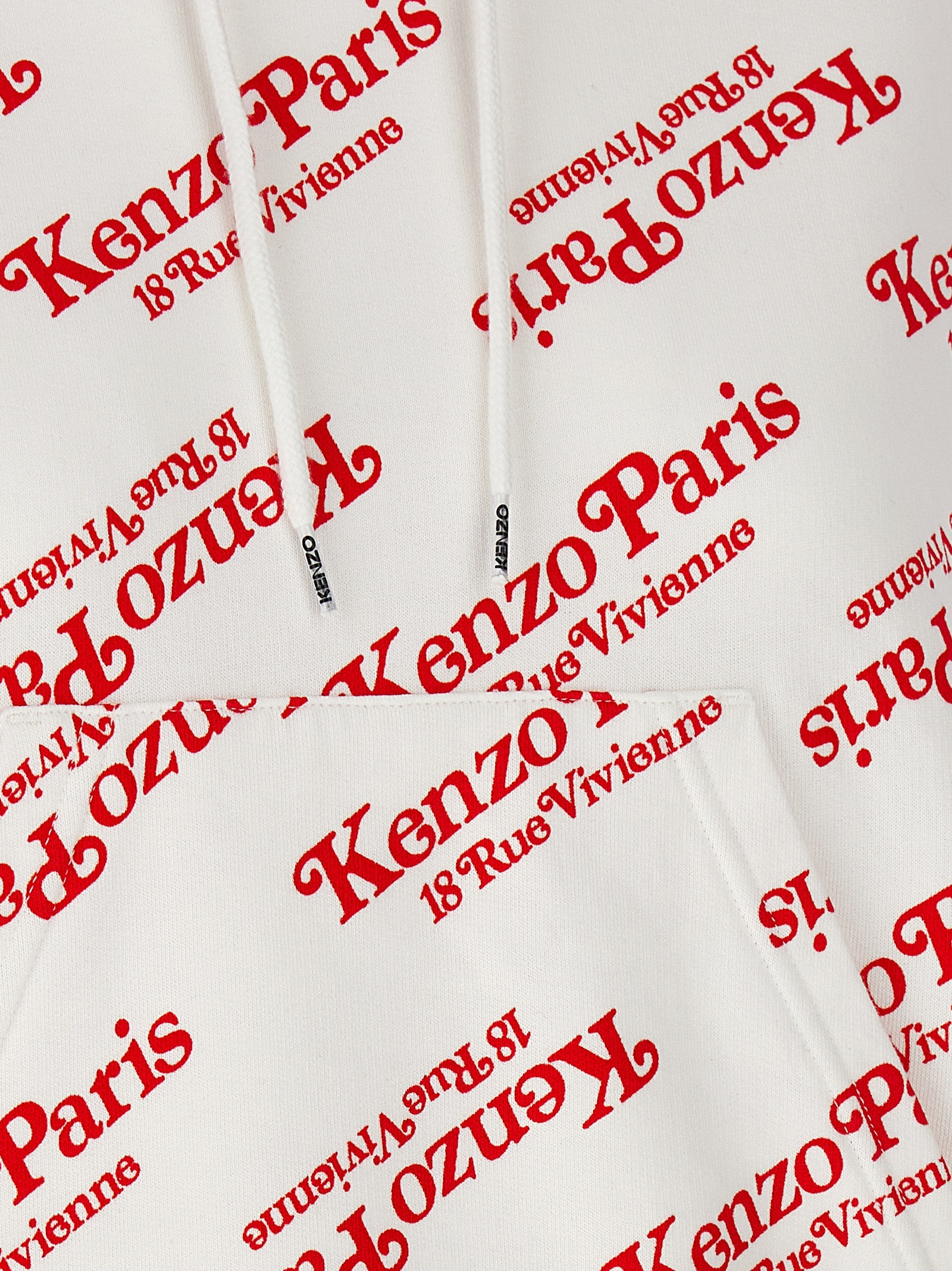 Kenzo Off-white Paris Verdy Edition Hoodie In White