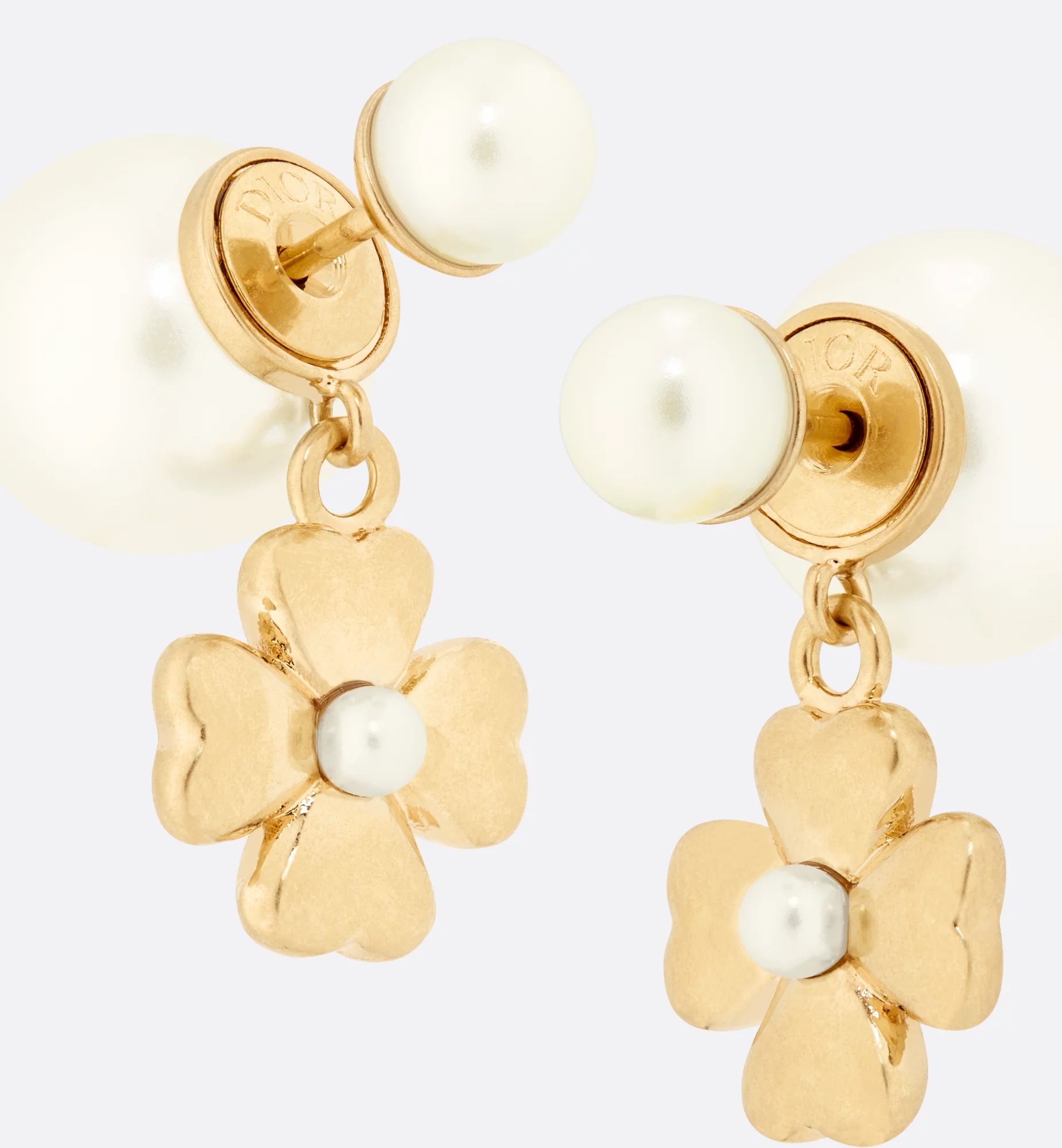 Shop Dior Tribales Earrings In Yellow