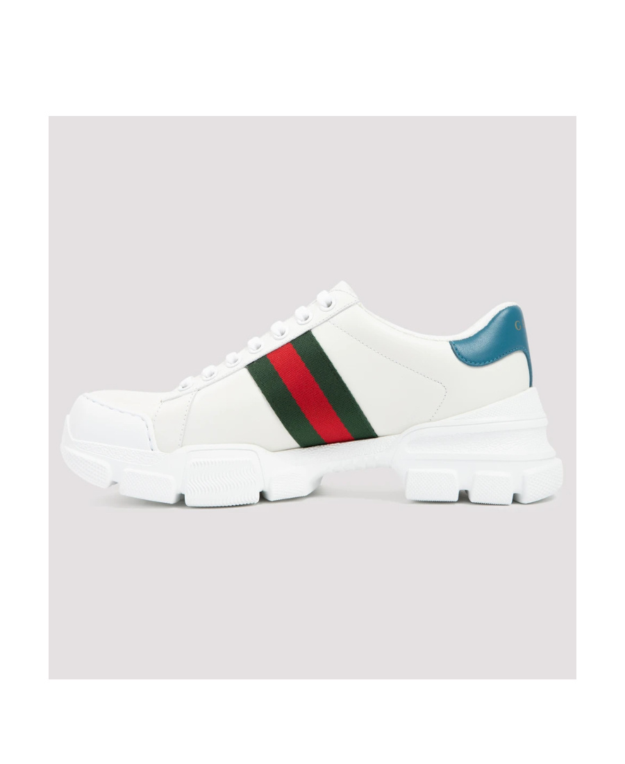 GUCCI ACE WEB DETAIL CHUNKY SNEAKERS