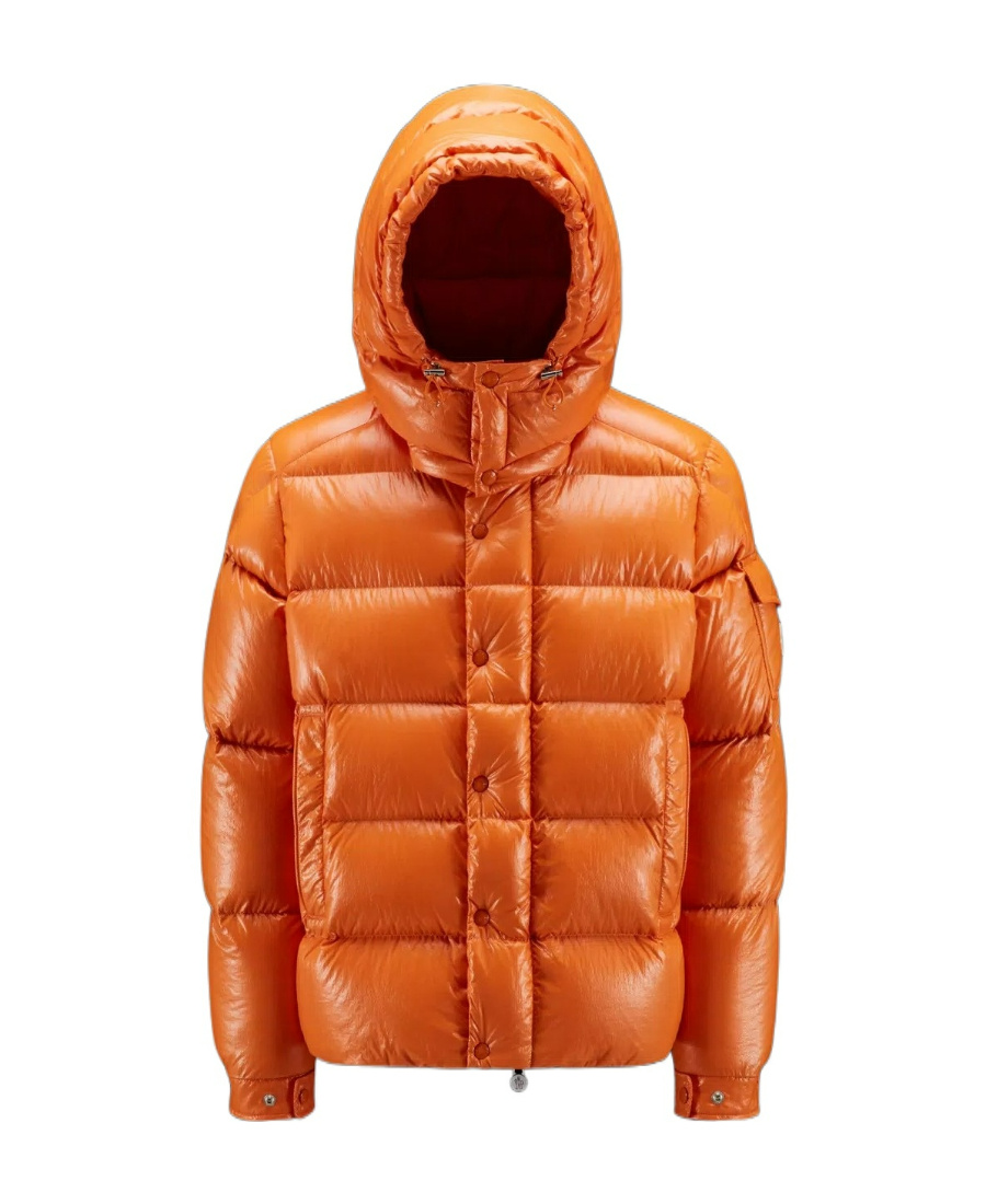 Moncler Maya 70 Short Style Down Jacket In Orange