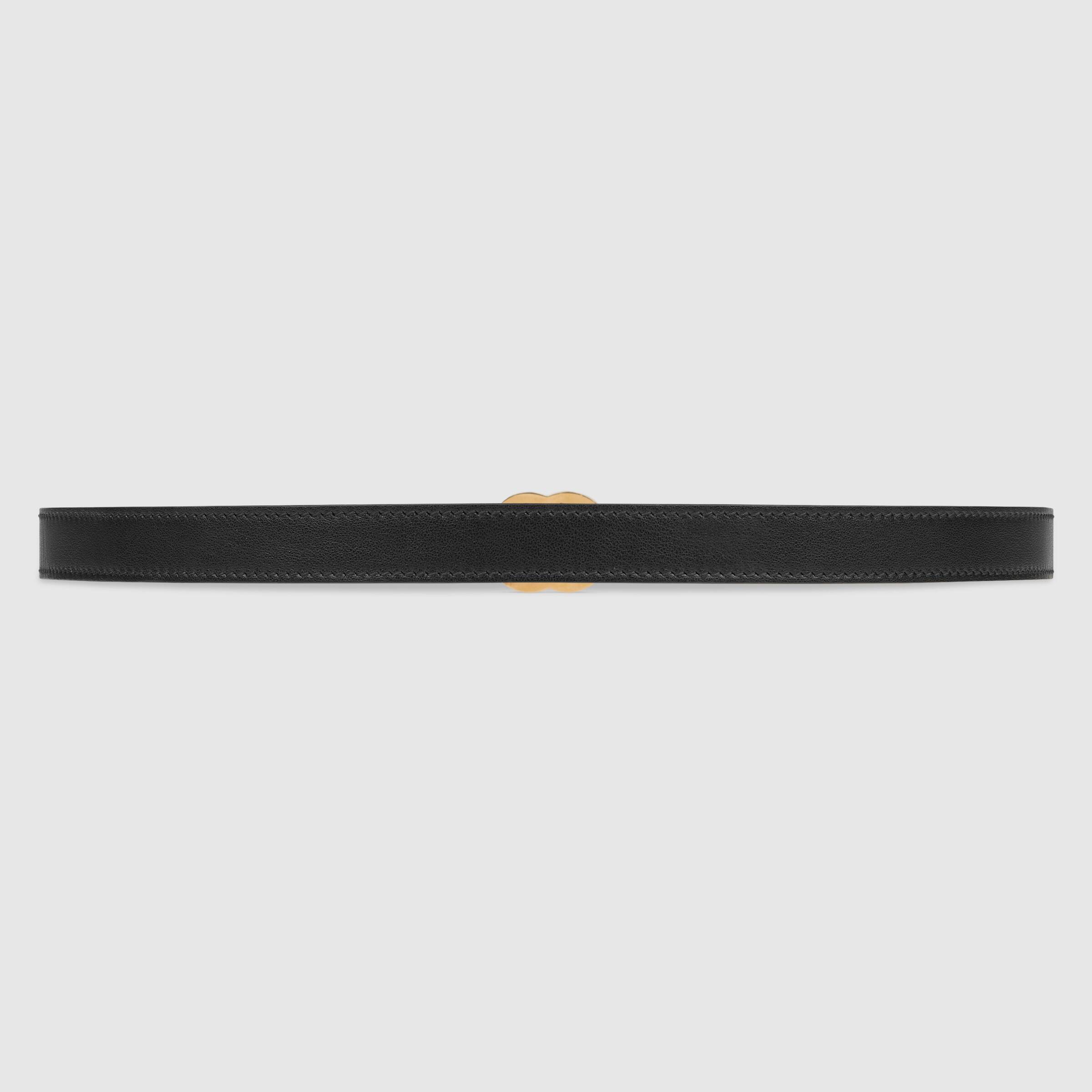 Gucci Gg W 20 Marmont Rev Blt In Black