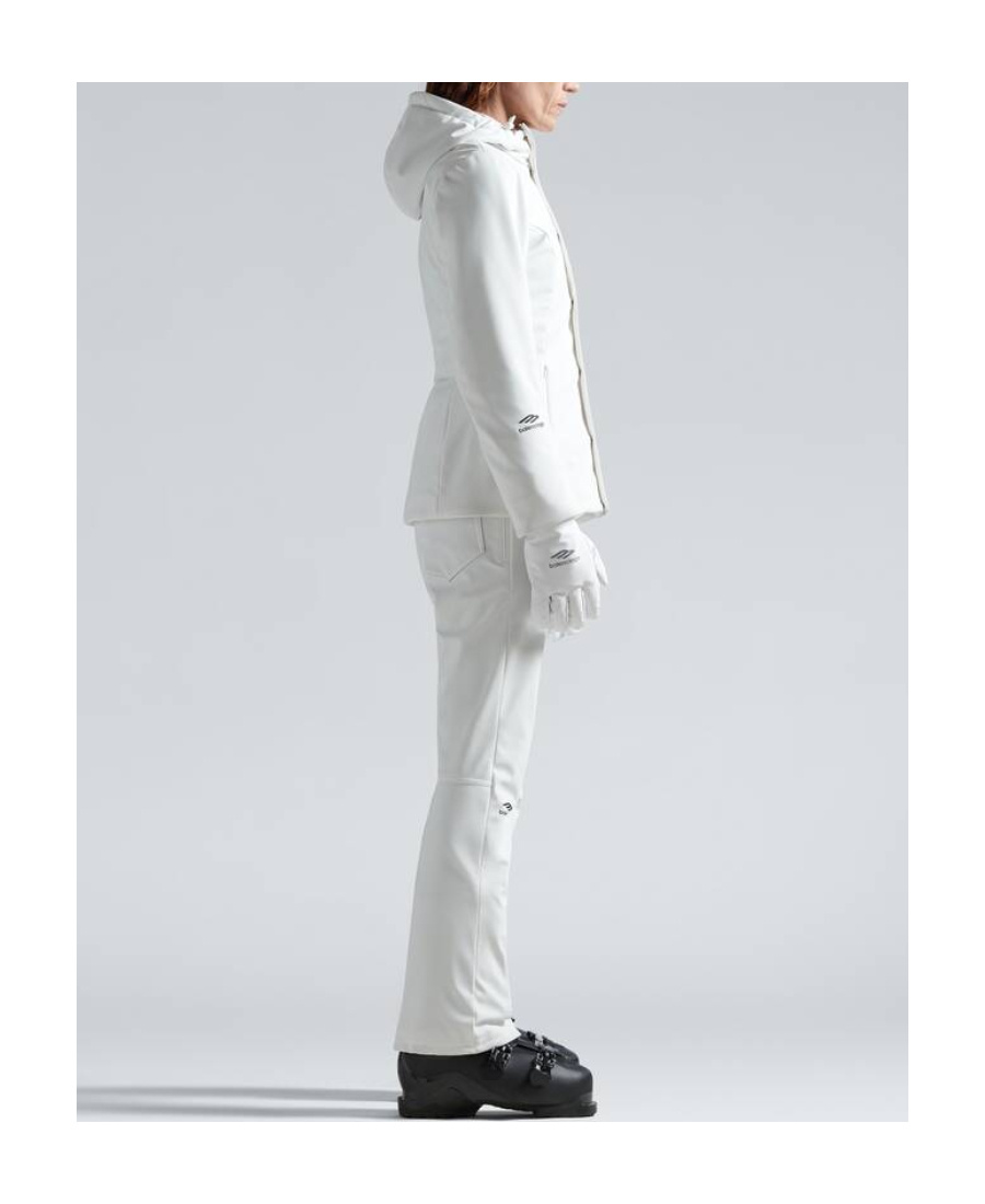Balenciaga Classic-hood Zip-up Coat In White