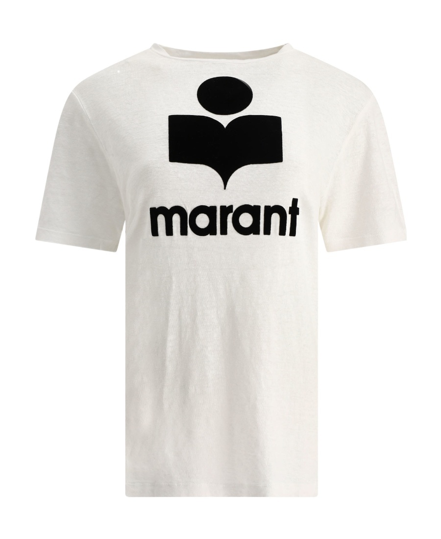 Isabel Marant Étoile Zewel Logo Tee-shirt In White