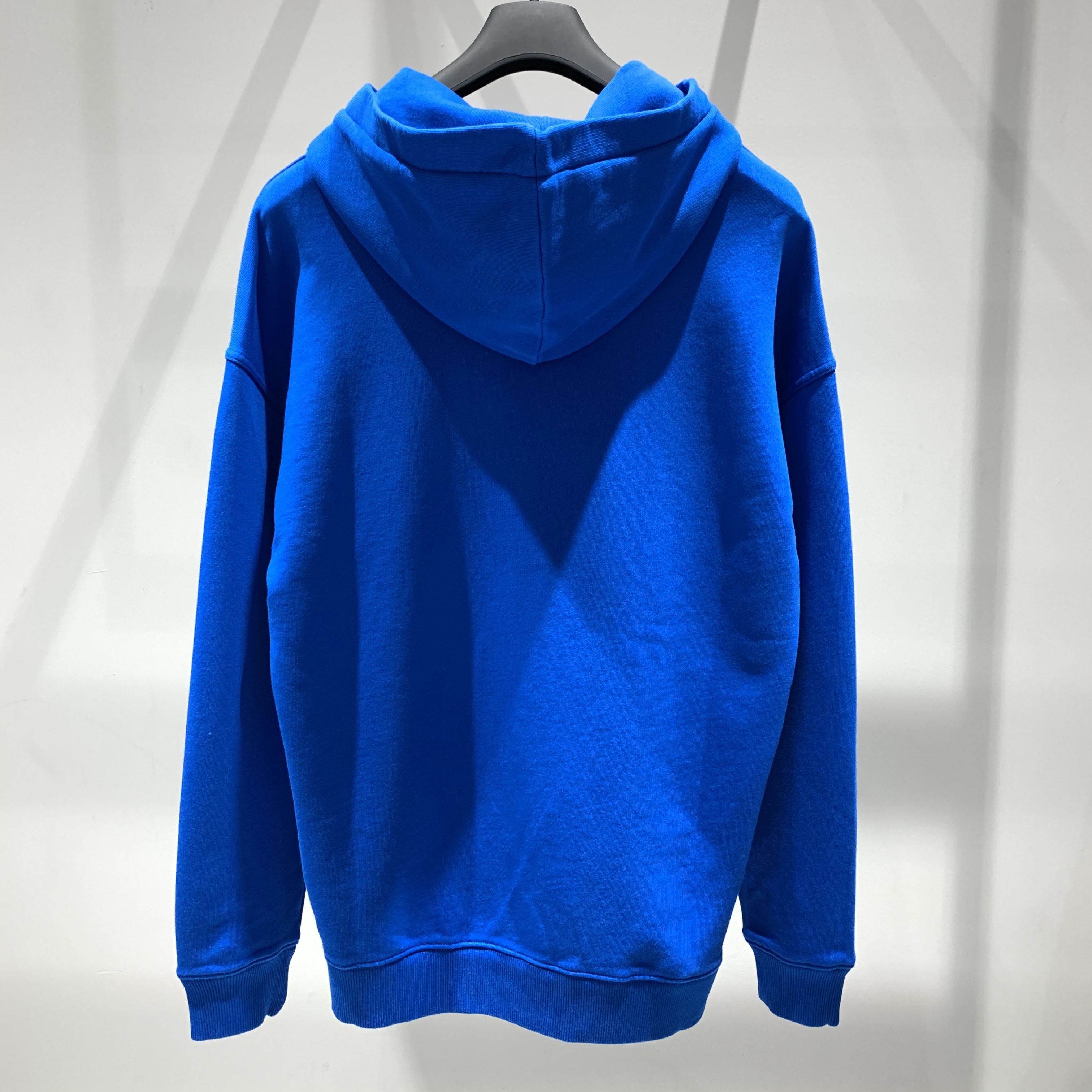 Givenchy Address Logo-print Hoodie In Blue