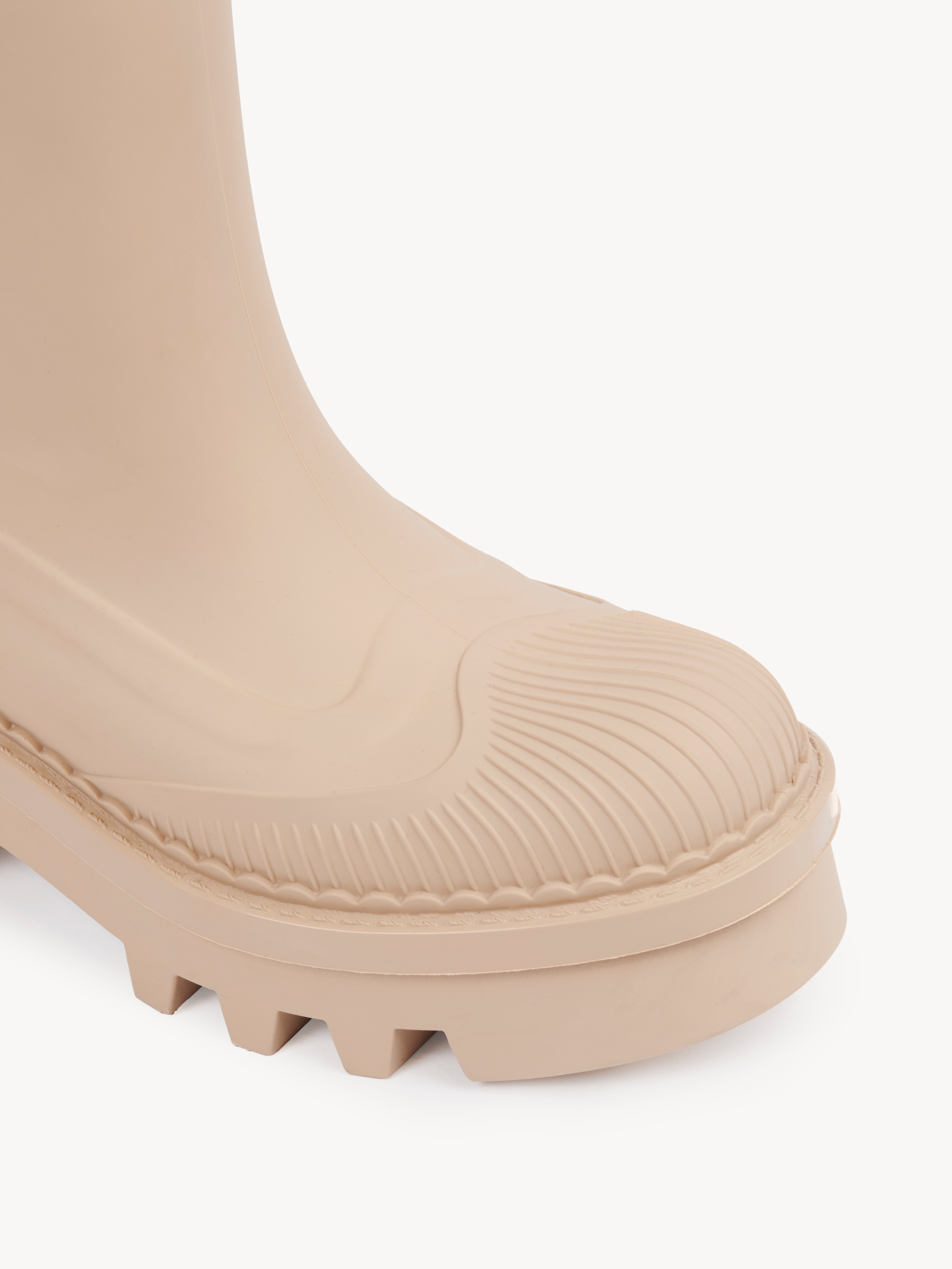 Chloé 55mm Raina Rubber Rain Boots In Nude