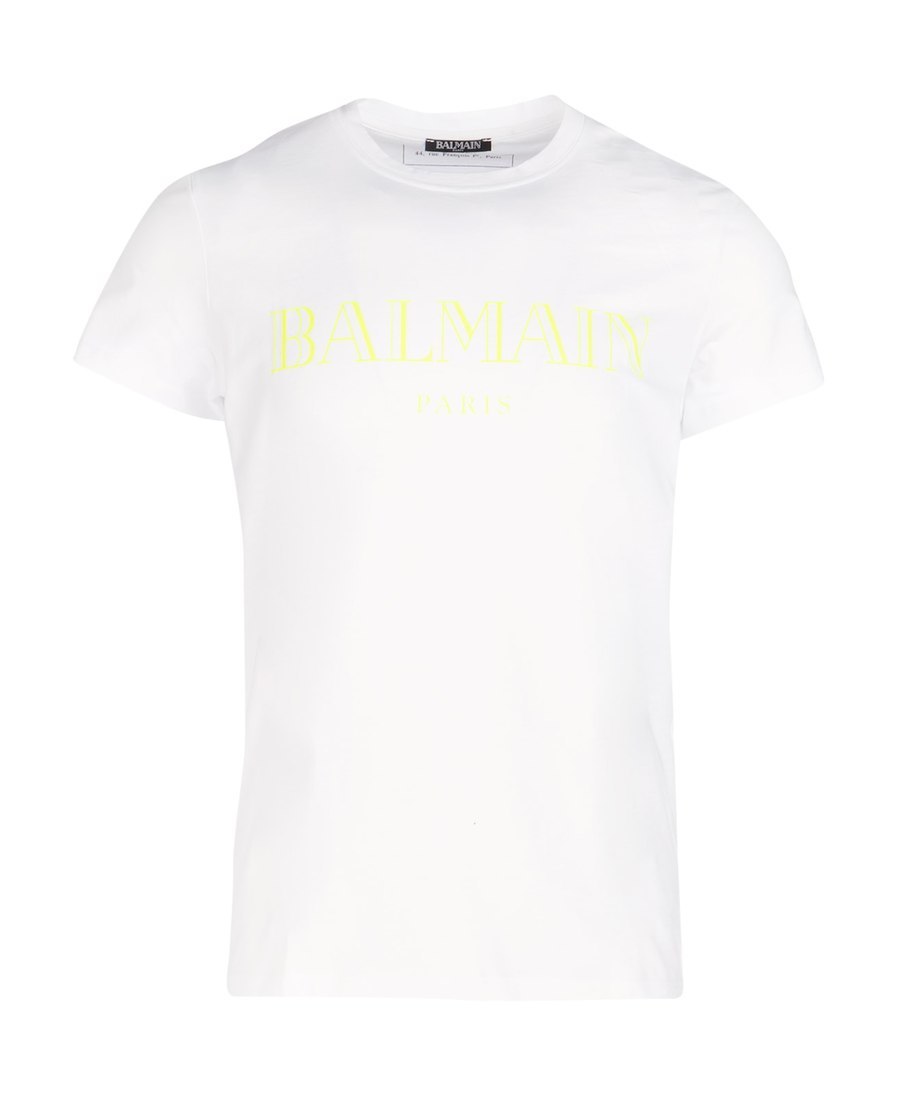 BALMAIN LOGO PRINTED T-SHIRT 