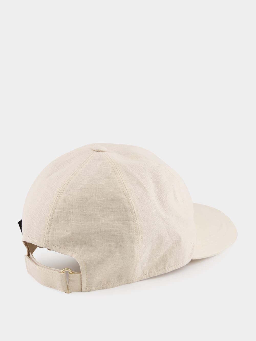 Borsalino Hiker Logo-tag Baseball Cap In White