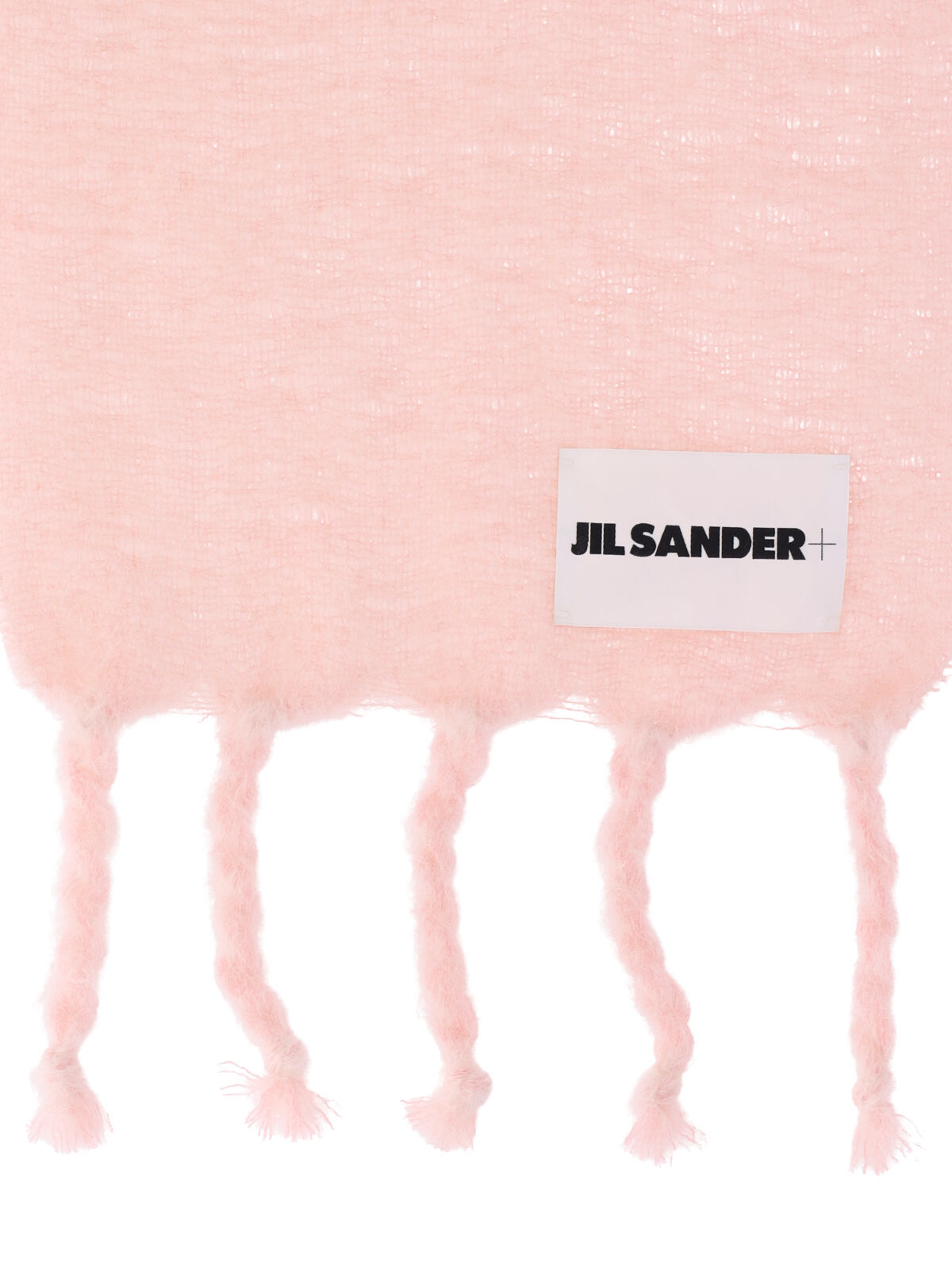 Jil Sander Scarf In Mohair And Wool In Pink