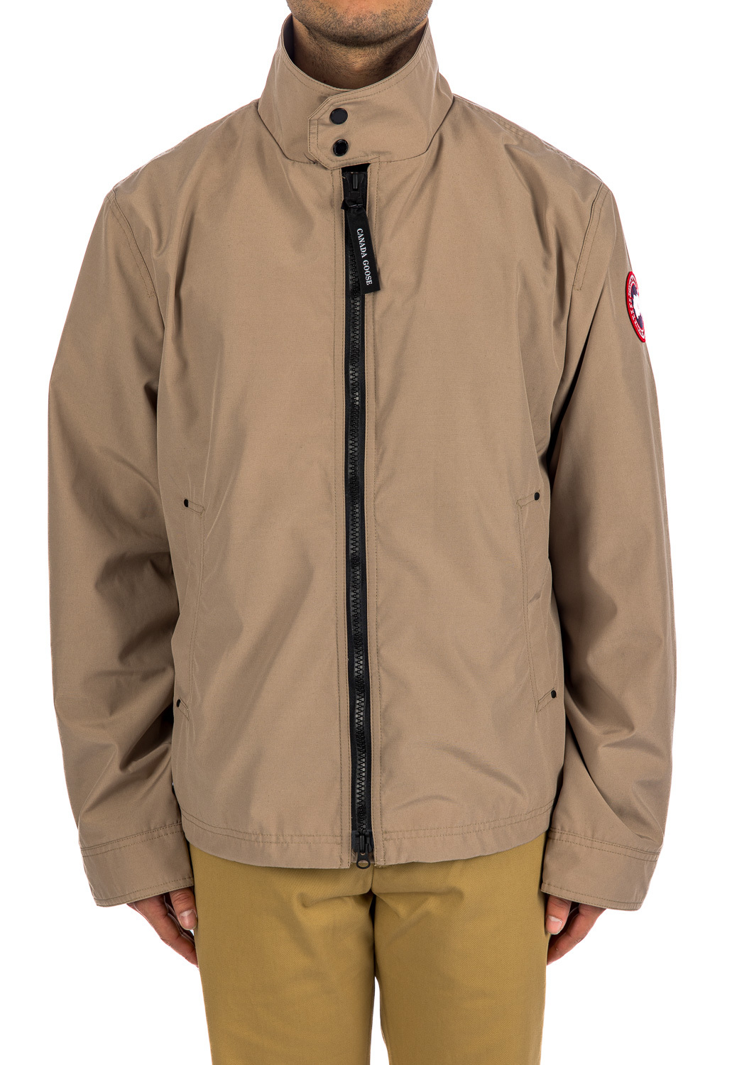 Canada Goose Rosedale Logo-patch Jacket In Nude