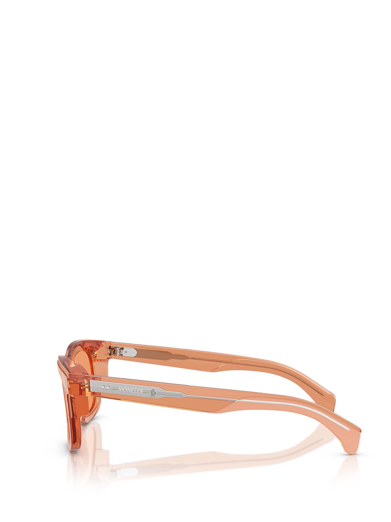 Moncler Claro 51mm Polarized Square Sunglasses In Orange