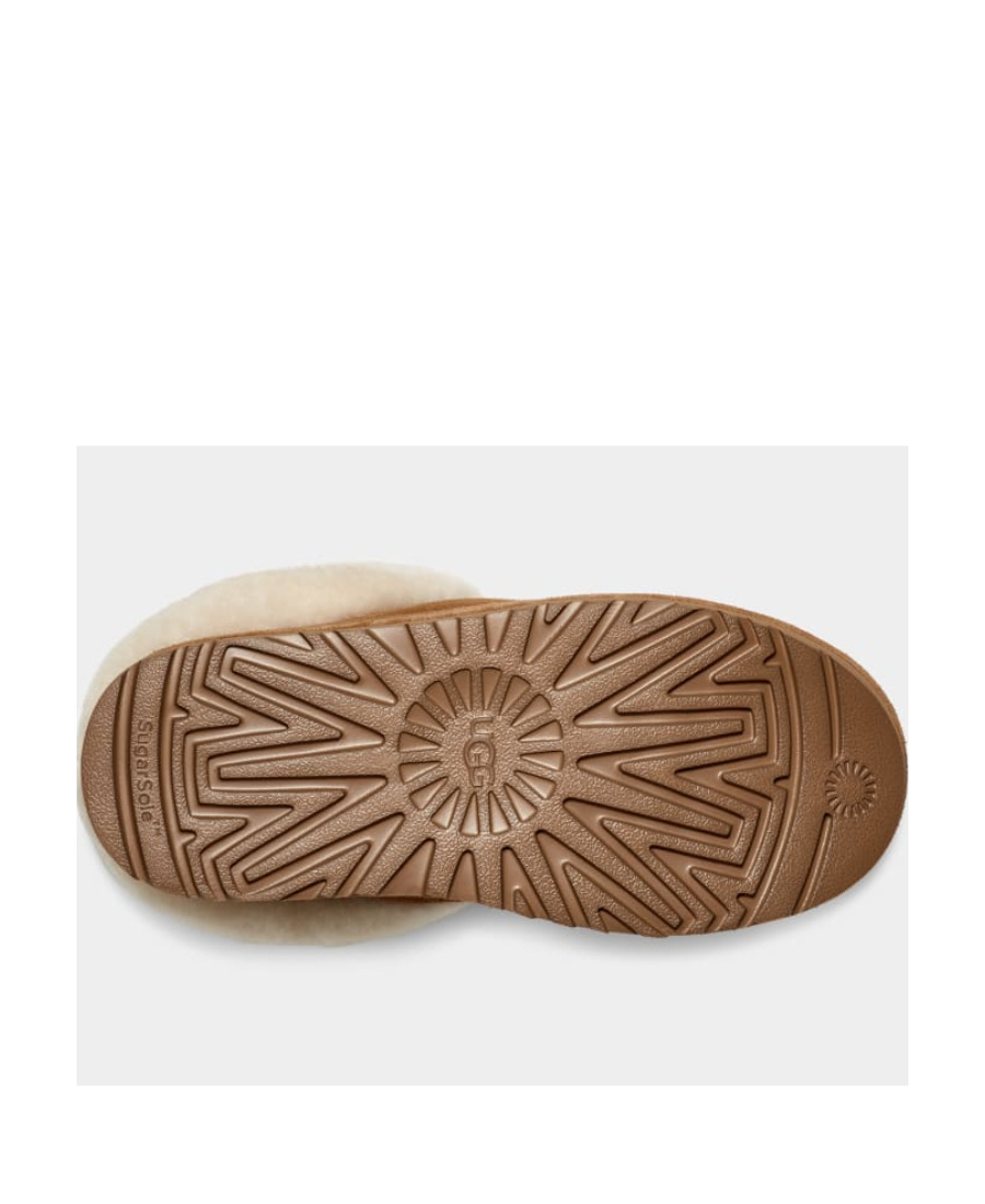 Shop Ugg Tazzlita Shearling-lined Slippers In Brown