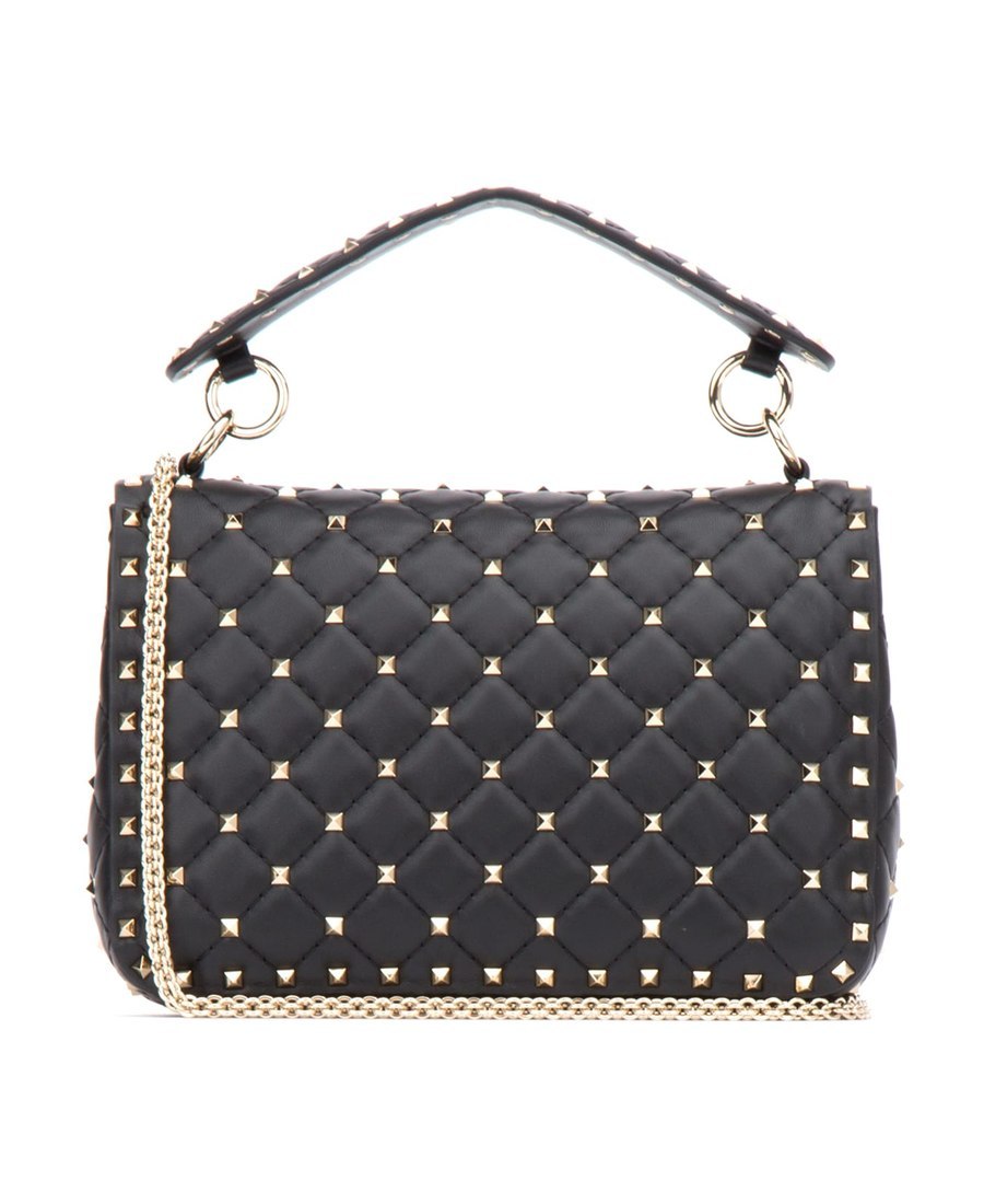 Valentino Vltn Rockstud Spike.it Bag In Black