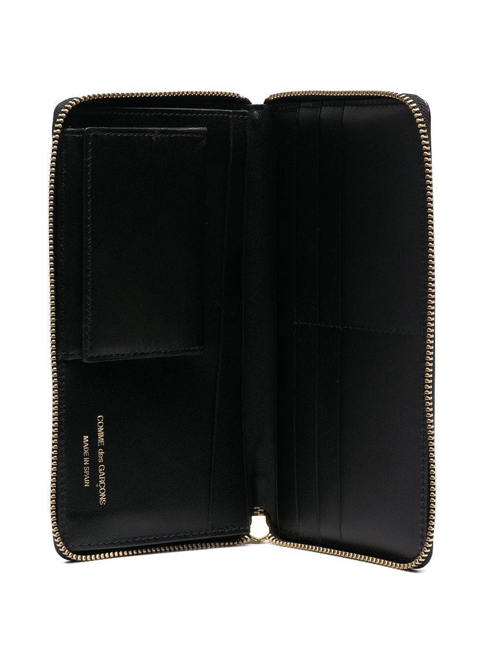 COMME DES GARÇONS ZIP-UP LEATHER CARDHOLDER