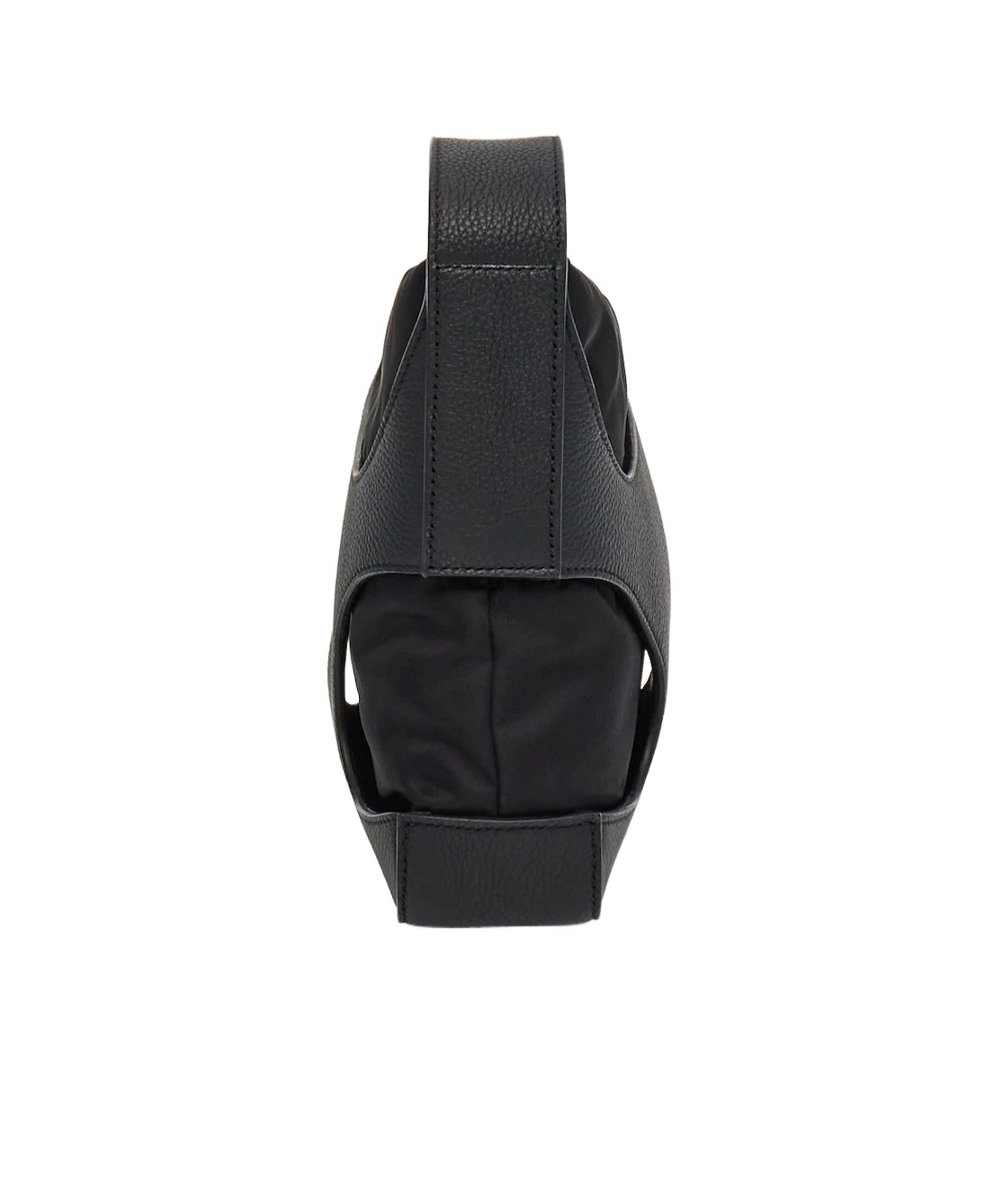 Ferragamo Hollowed-out Detail Satchel In Black