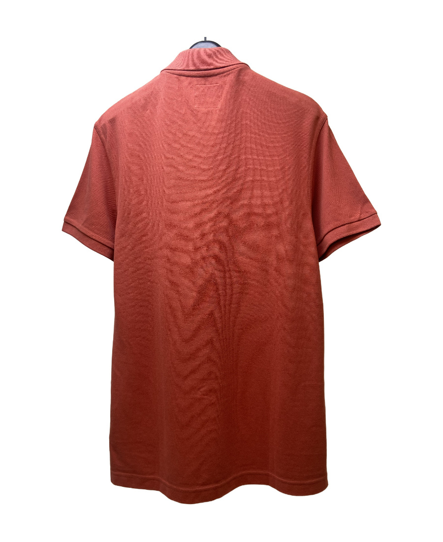 Armani Collezioni Logo Lapel Polo Shirt In Red