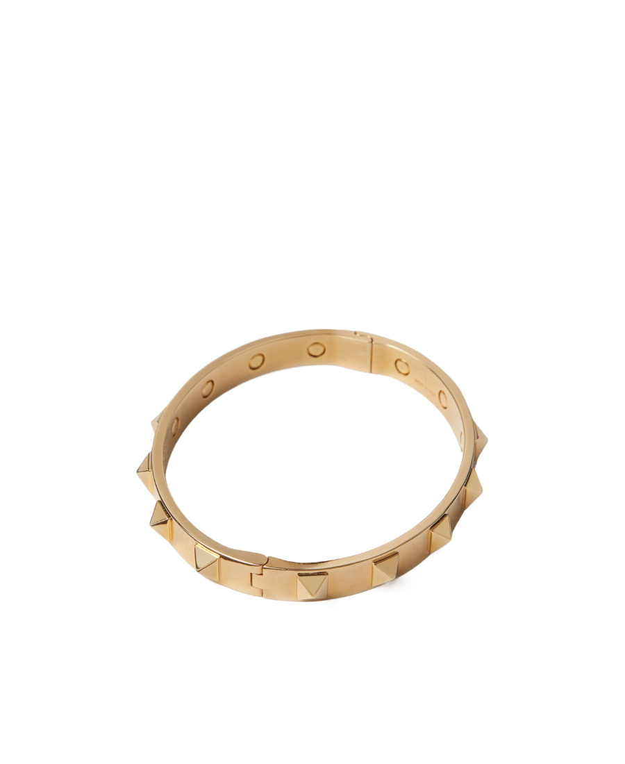 Valentino Rockstud Metal Bangle In Yellow