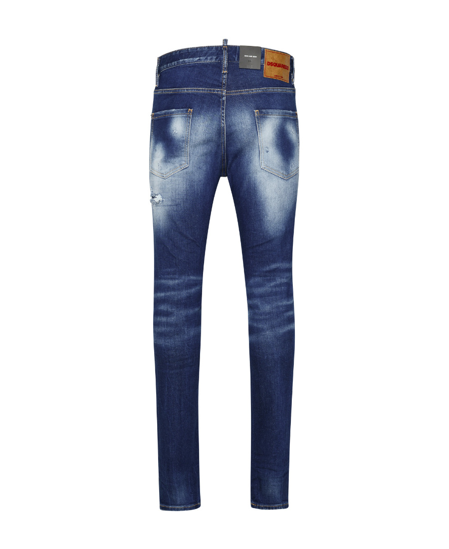 Dsquared2 Cool Guy Distressed Skinny Jeans In Blue