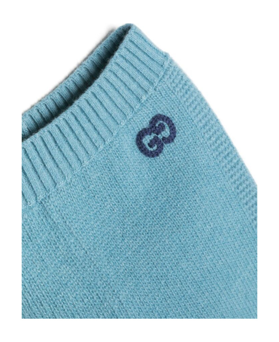 GUCCI GUCCI KIDS LOGO DETAILED HIGH WAIST PANTS