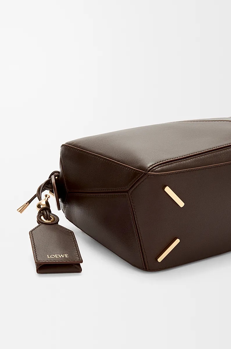 Loewe Small Puzzle Shoulder Bag In Brown