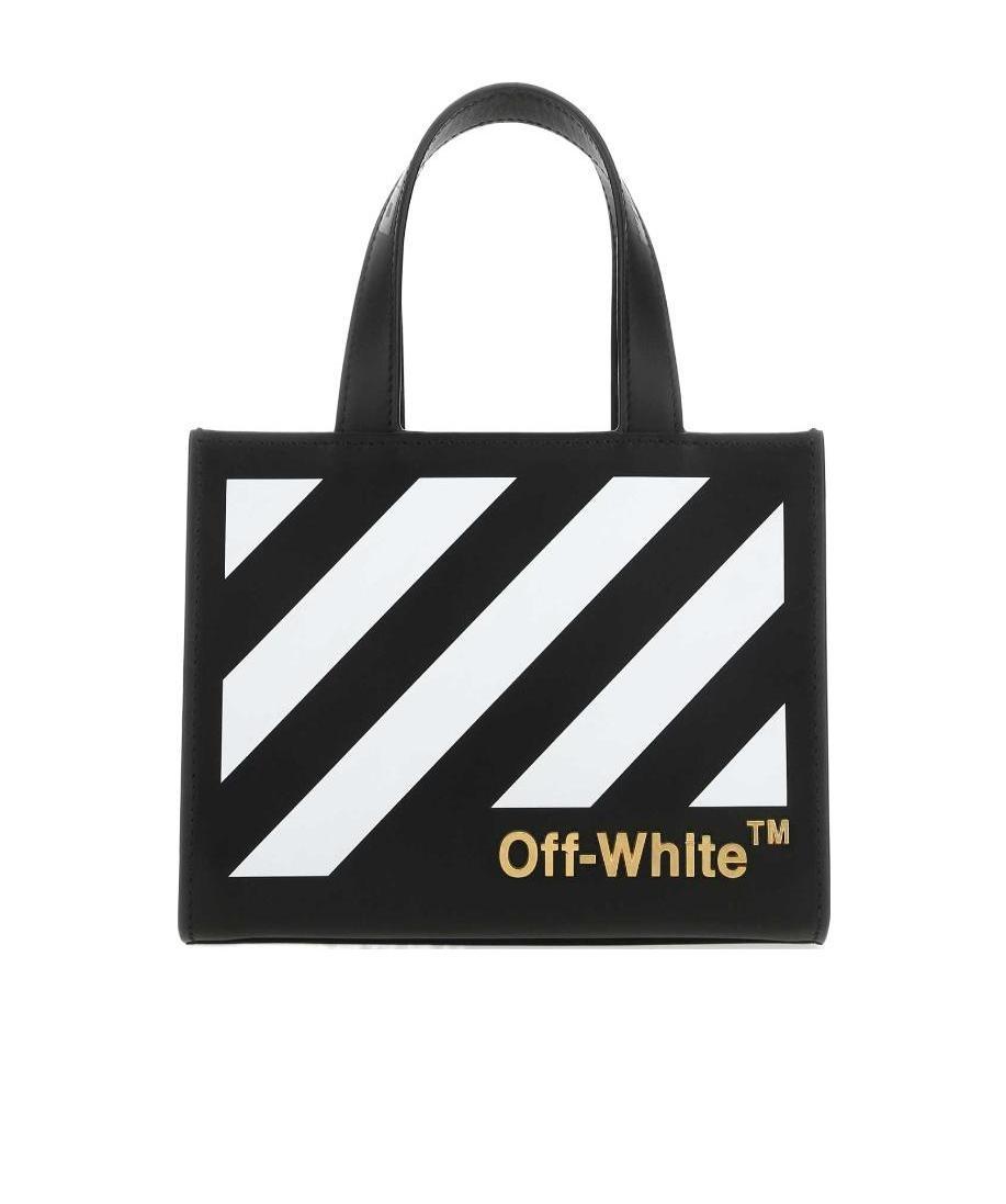 Off-white Diag 18 Hybrid Shopper Tote Bag In Black