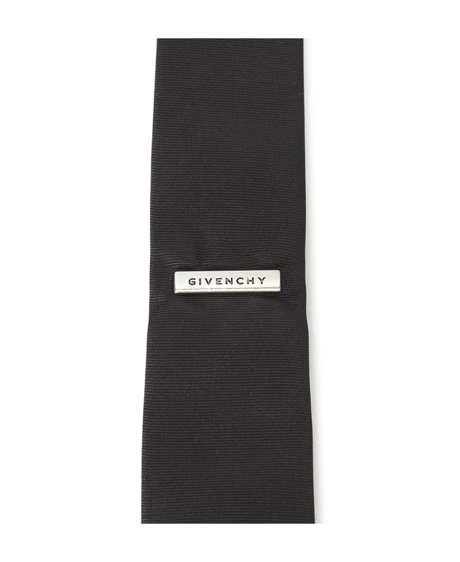 Givenchy Logo Tie In Black
