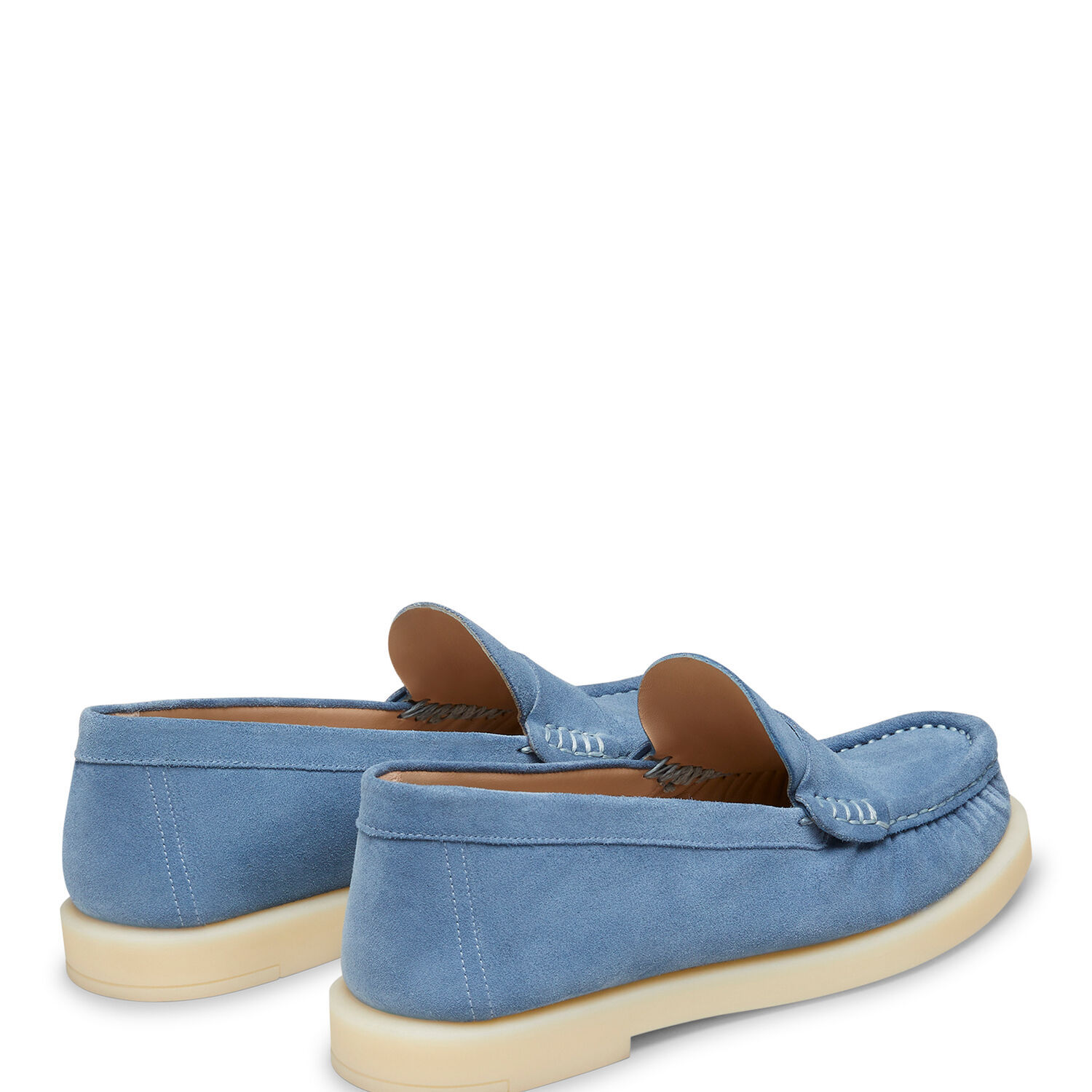 Stuart Weitzman Blake Loafers In Blue