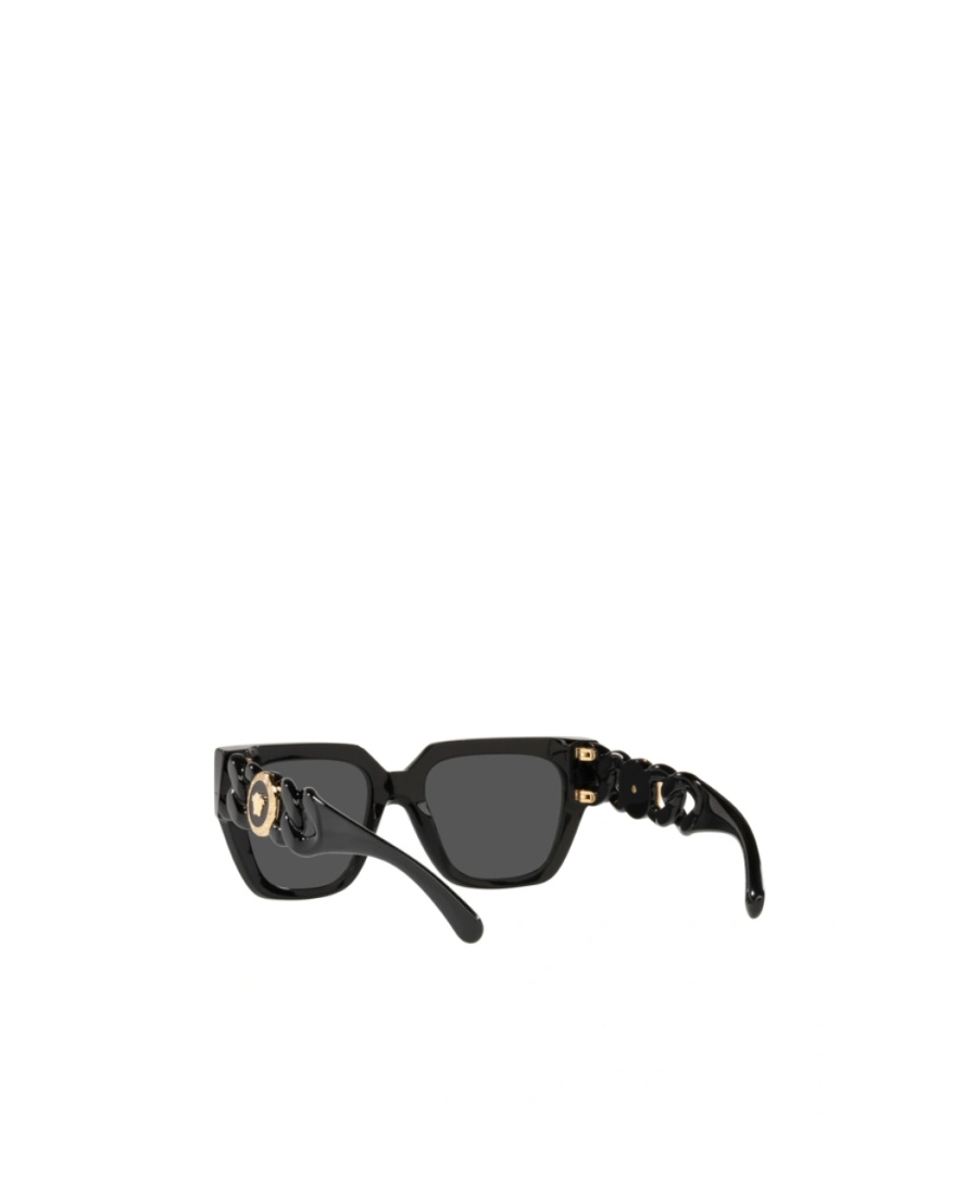 Versace Eyewear Square Frame Sunglasses In Black