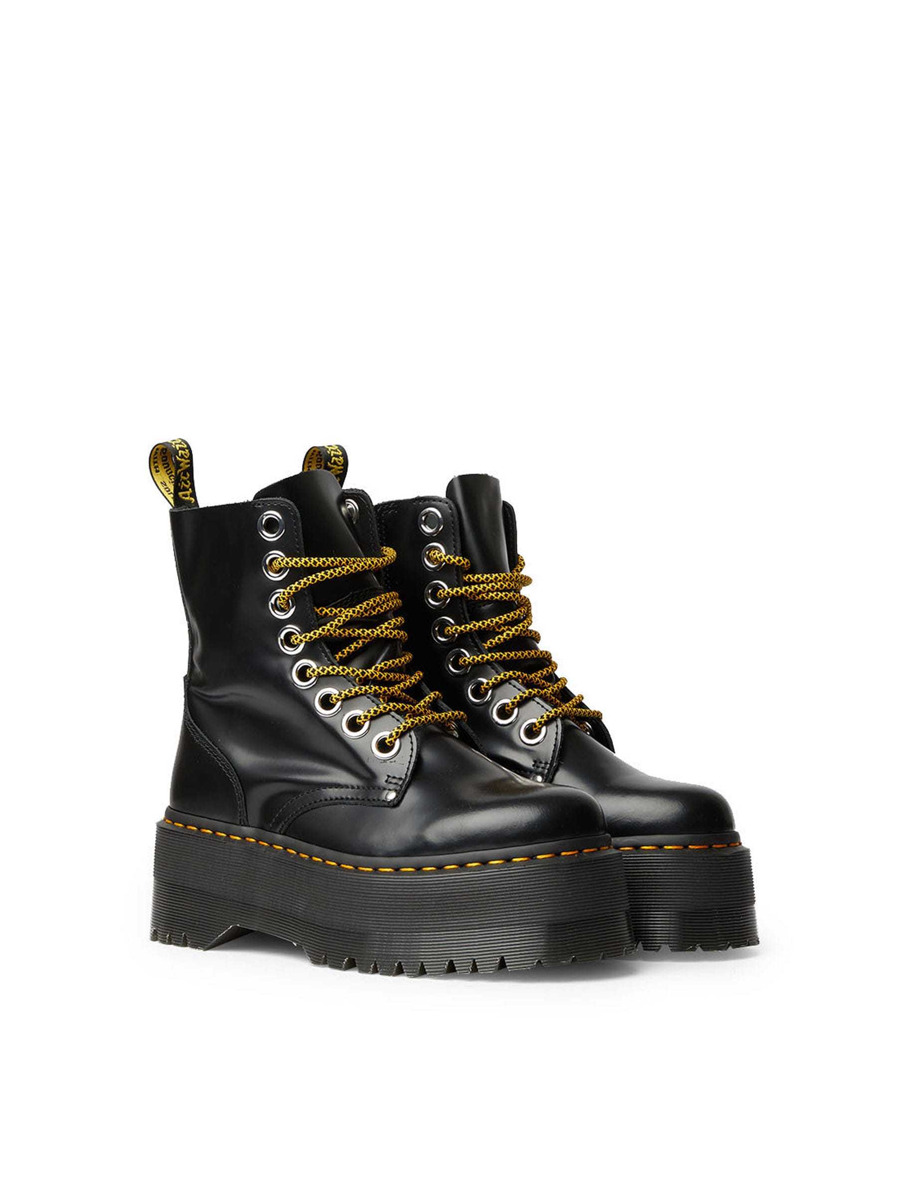 Dr. Martens' Lace-up Boots In Black