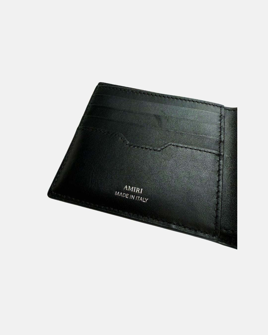 Amiri Ma Station Patch Bifold Black In Black